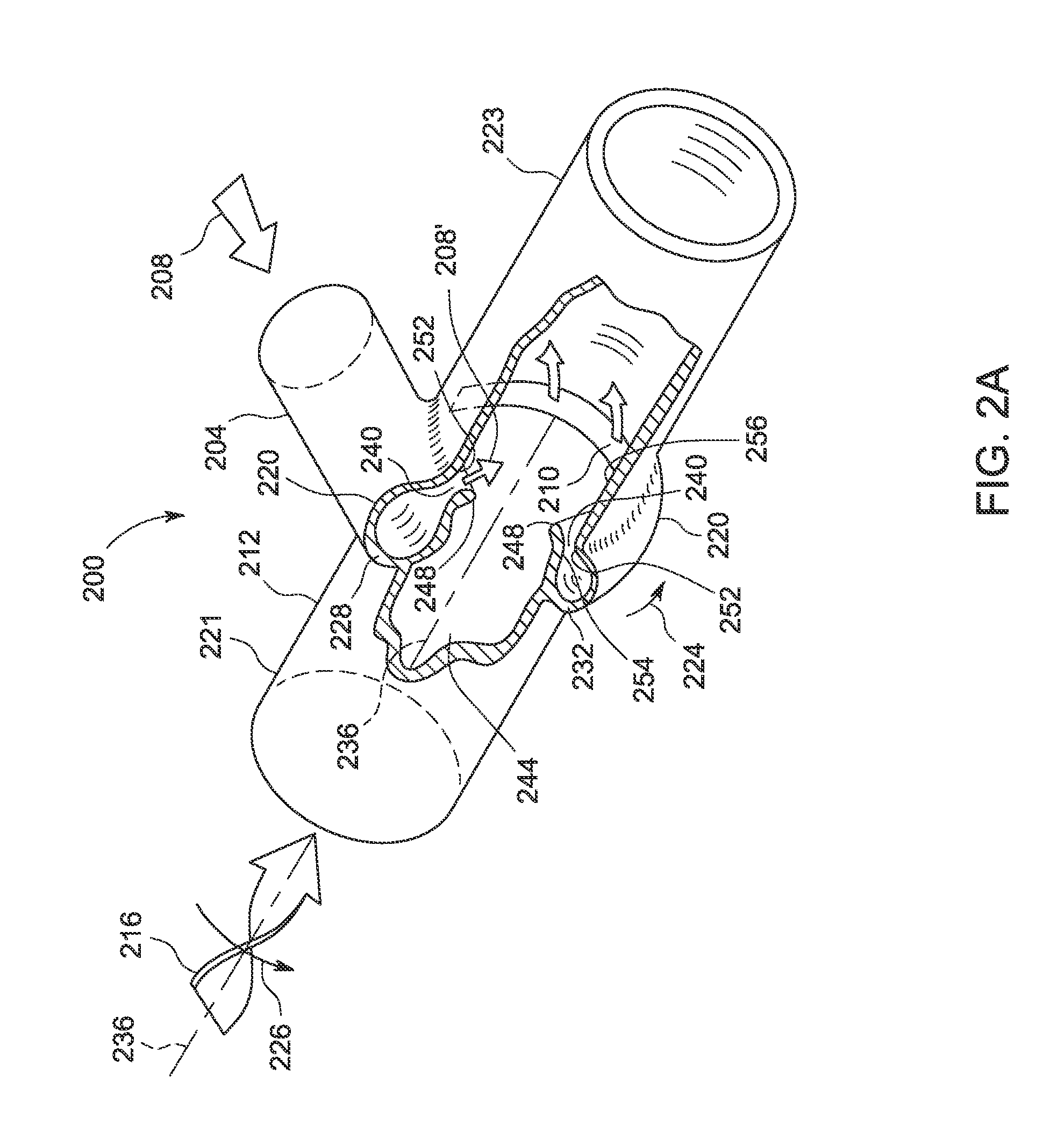 System, transition conduit, and article of manufacture for transitioning a fluid flow