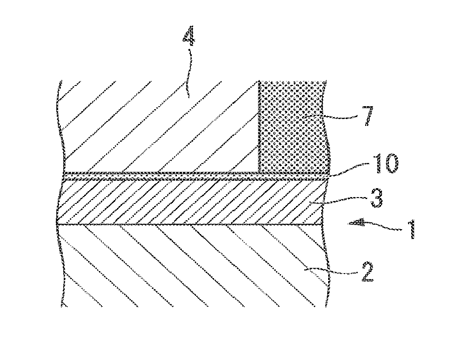 Polyurea crosslinked particles for transport device member, sliding member and method of preparing polyurea crosslinked particles for transport device member