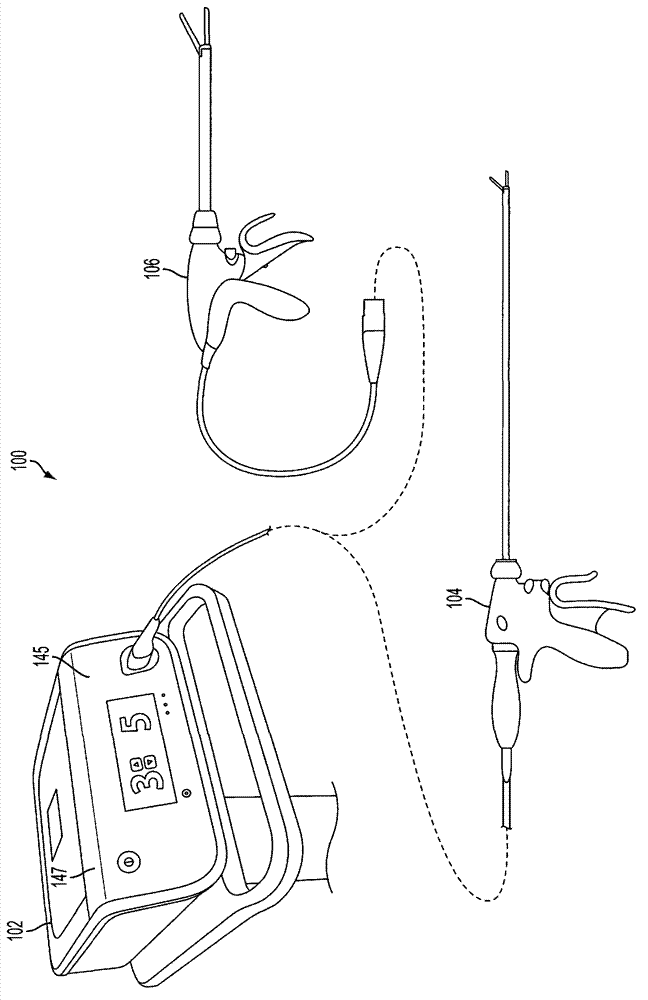 Ultrasonic device for cutting and coagulating with stepped output