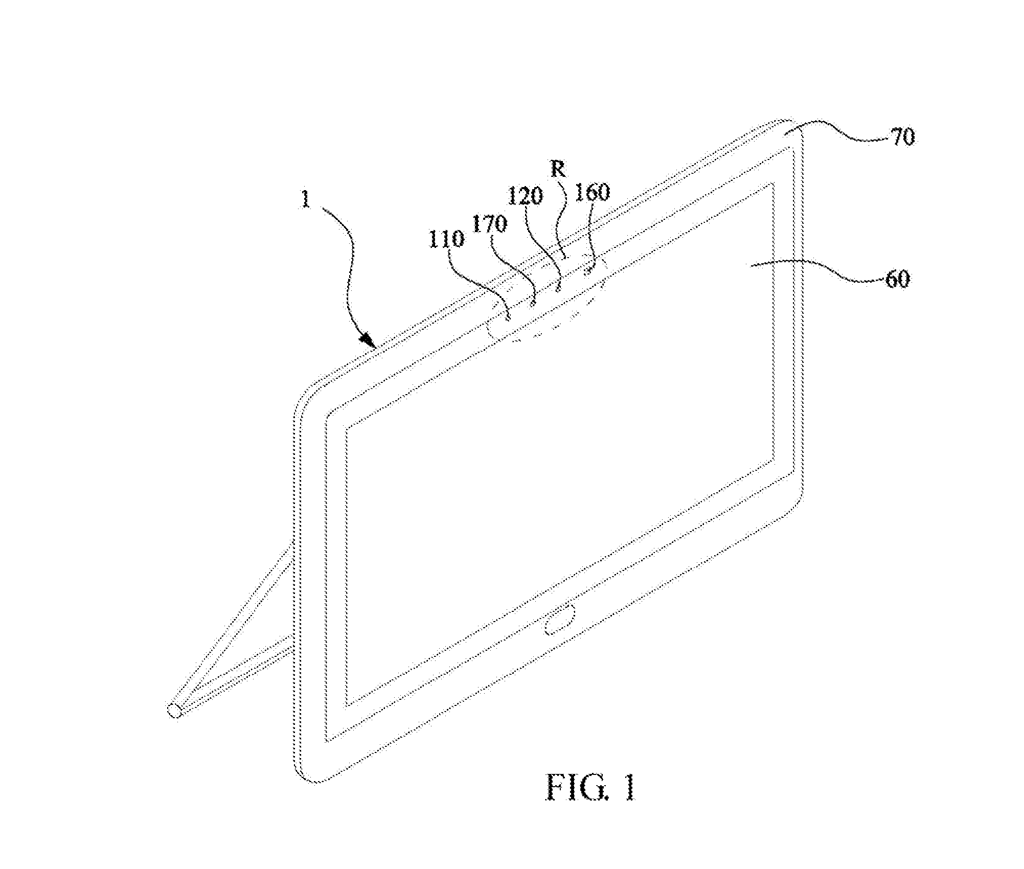 Electronic device and image building module thereof