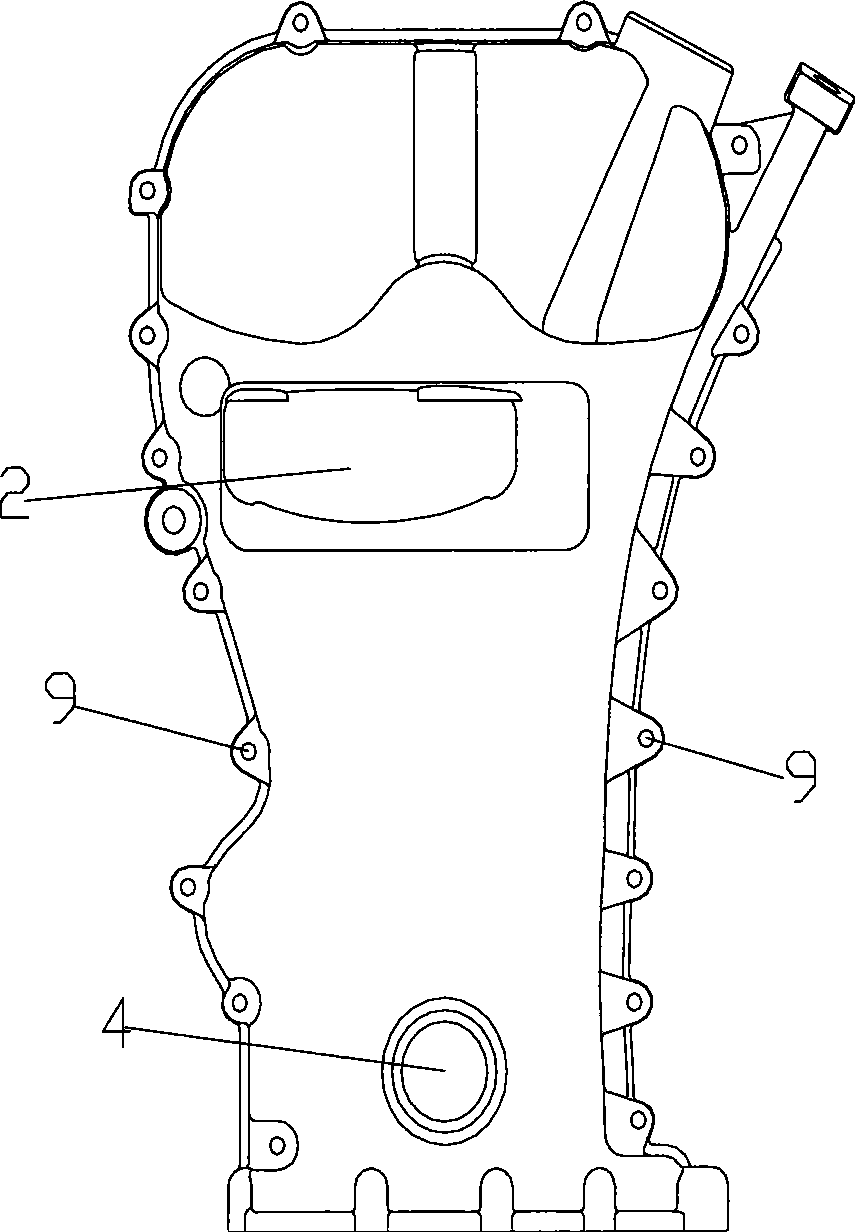 Multifunctional engine timing cover