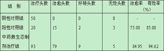 Preparation method of traditional Chinese medicine microecological preparation for preventing and treating dairy cow endometritis