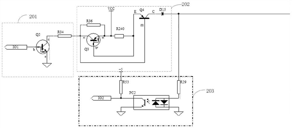 Air conditioner communication control circuit and air conditioner