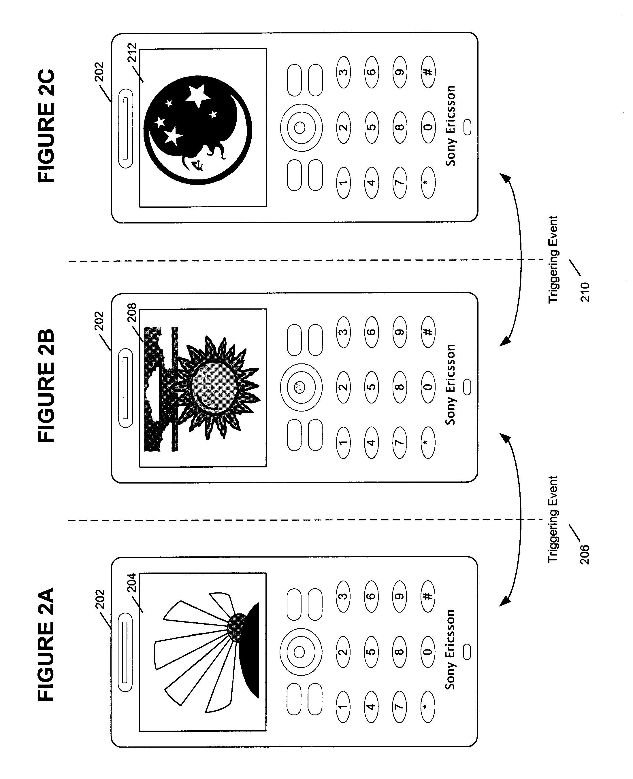 System method and computer program product for managing themes in a mobile phone