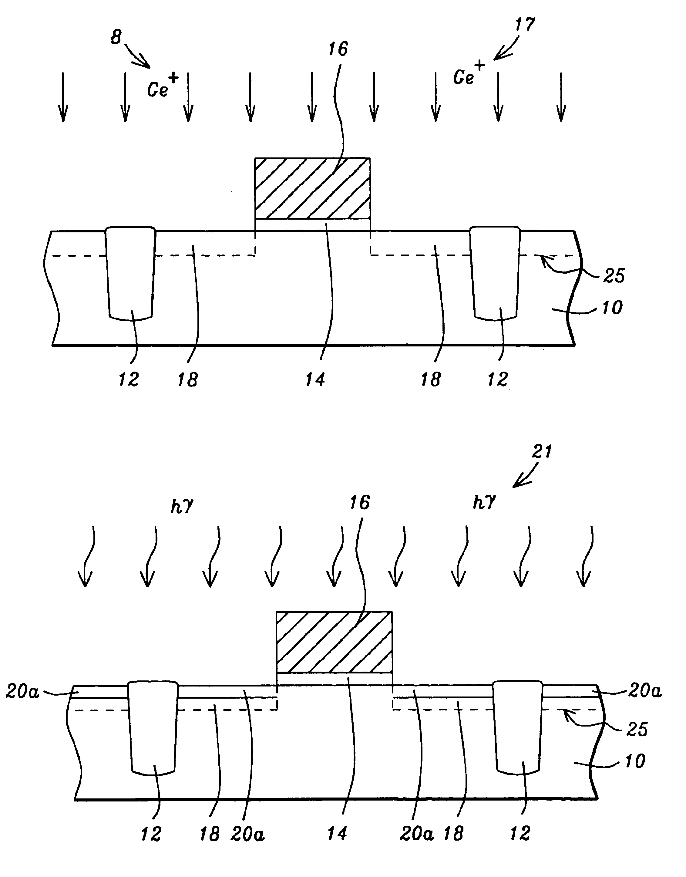 Method of multiple pulse laser annealing to activate ultra-shallow junctions