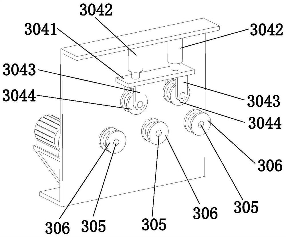 A processing equipment for shaping and processing leather wire and optical cable