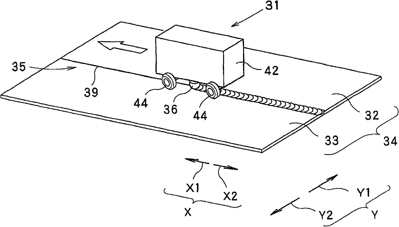 Suction pad, friction stir welding device, and friction stir welding system