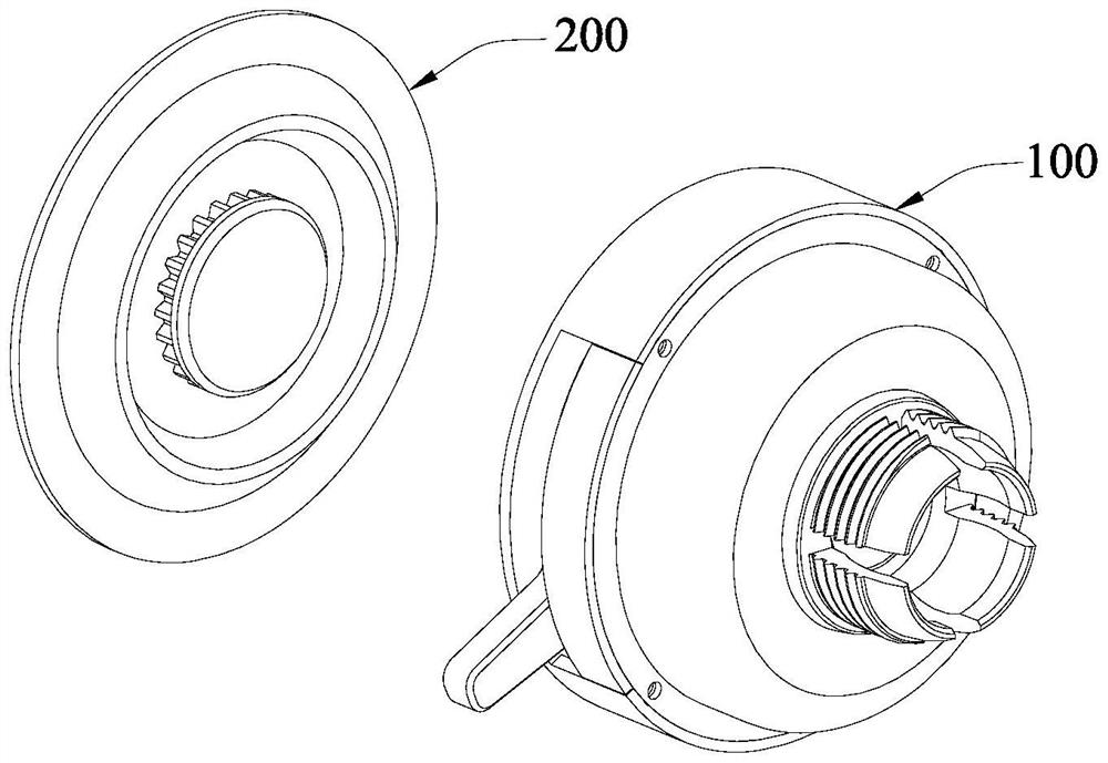 Equipment fixing device and equipment fixing attachment part