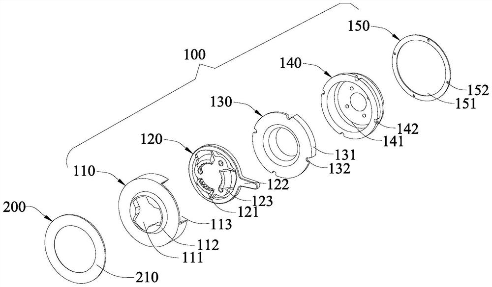 Equipment fixing device and equipment fixing attachment part