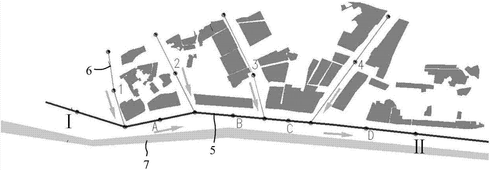 A method for determining the location and amount of infiltration of river water and groundwater into sewage pipes