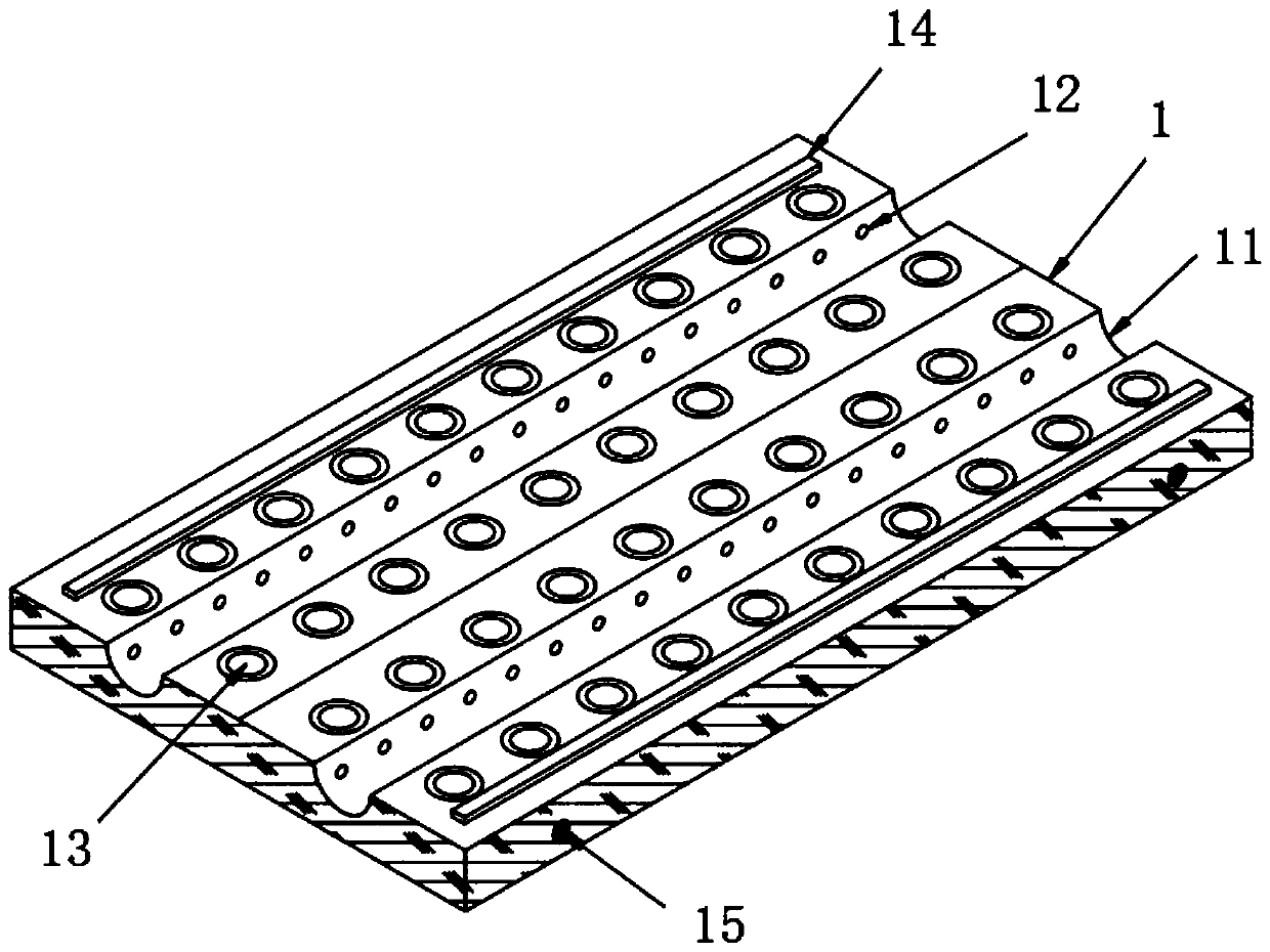 Dual-array package light source structure and packaging method thereof