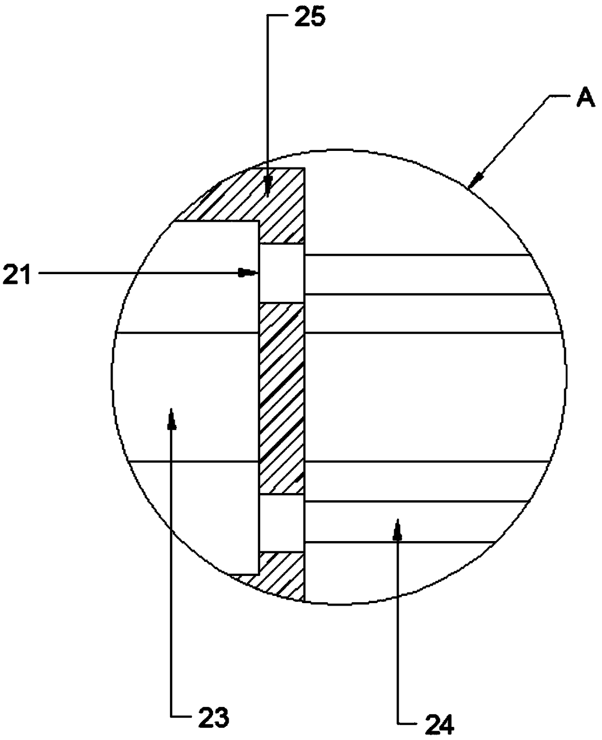 Telescopic drop irrigation device used in herding meadow