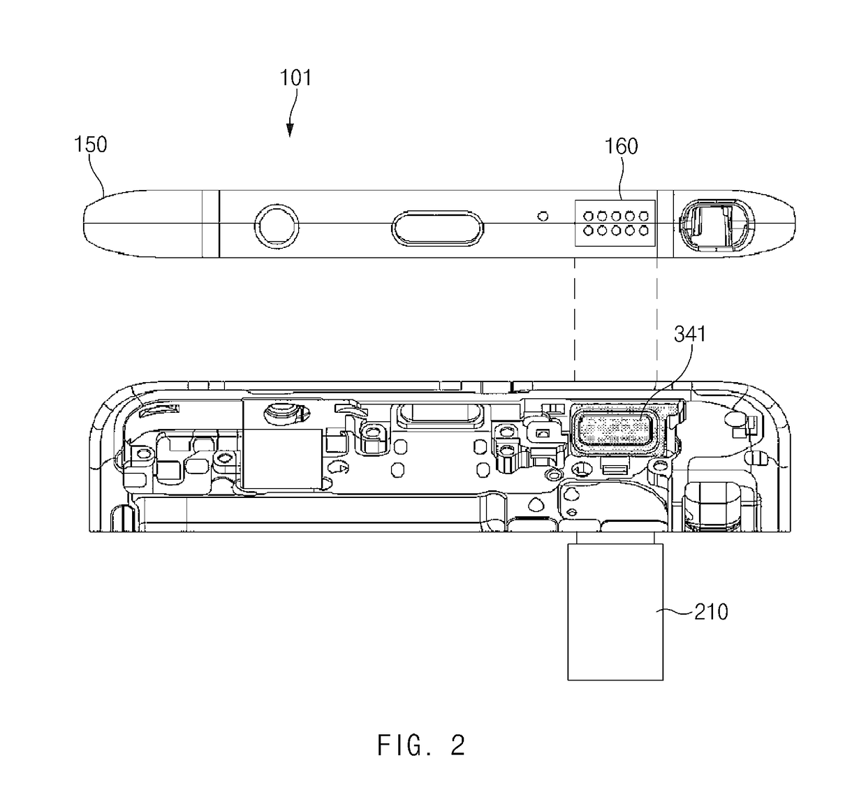 Electronic device including speaker