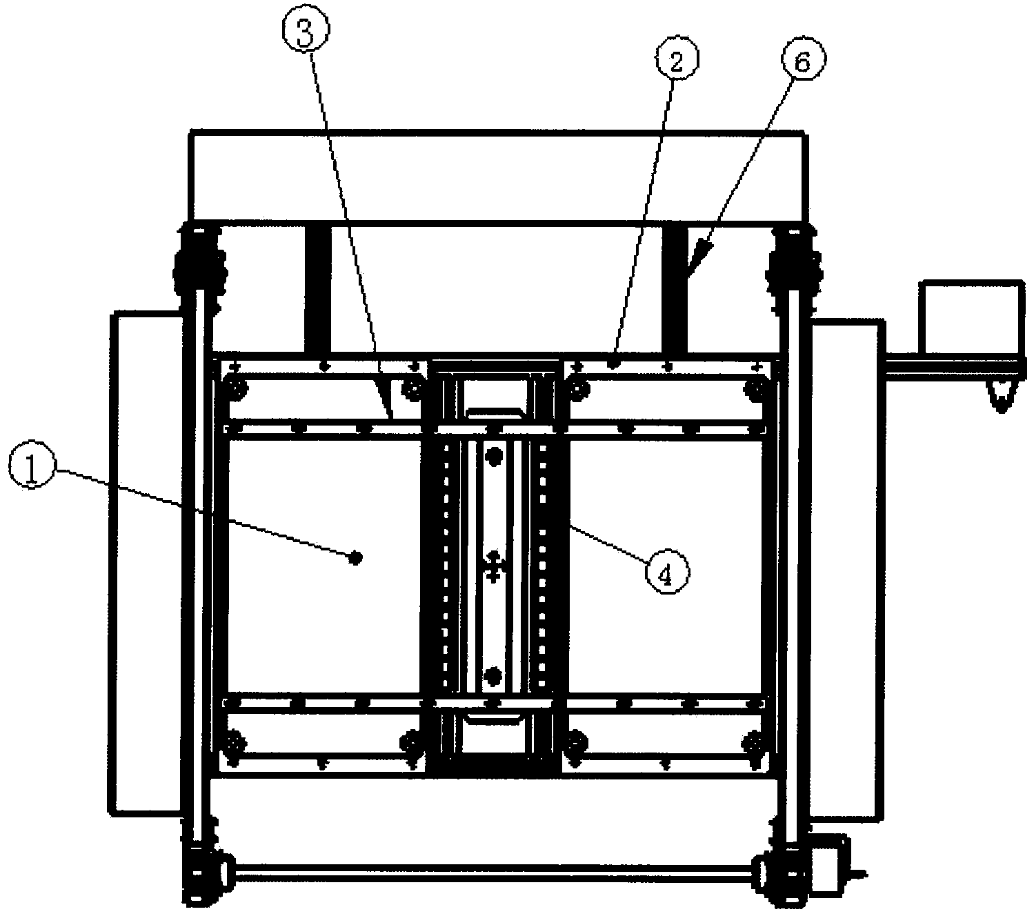 Jacking mirror surface inspection mechanism for photovoltaic module laying platform