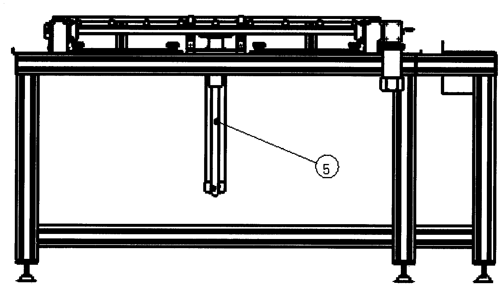 Jacking mirror surface inspection mechanism for photovoltaic module laying platform