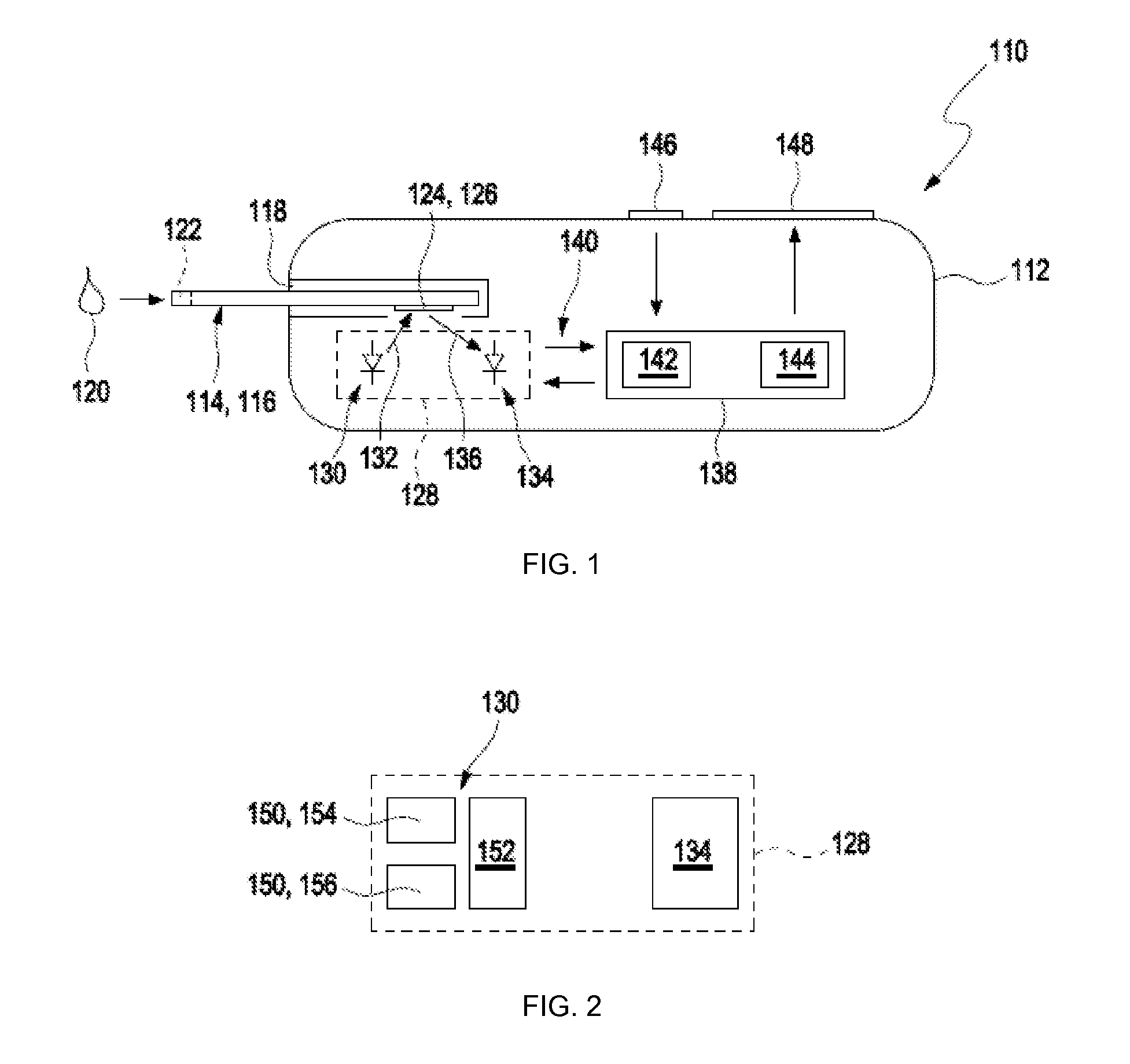 Devices and methods of determining disturbance variable-corrected analyte concentrations