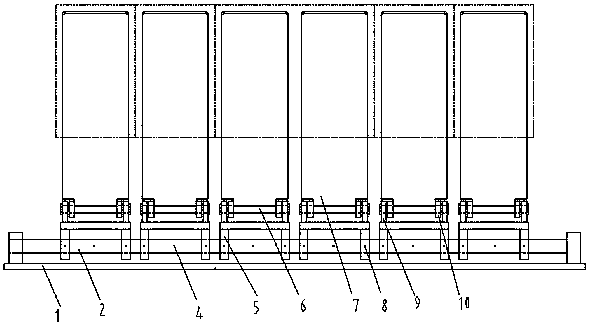 A device for preventing unraveling of multiple paper rolls