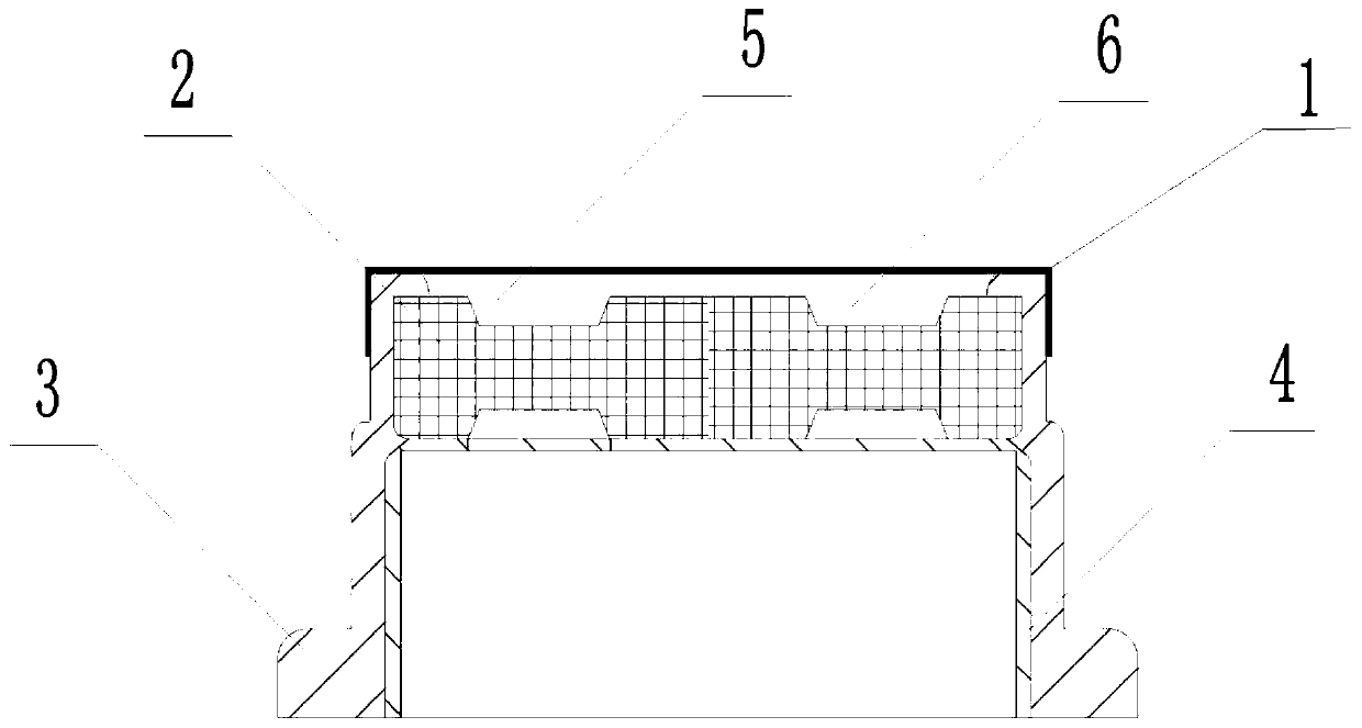 Easy-to-tear film combined cap for soft infusion bag