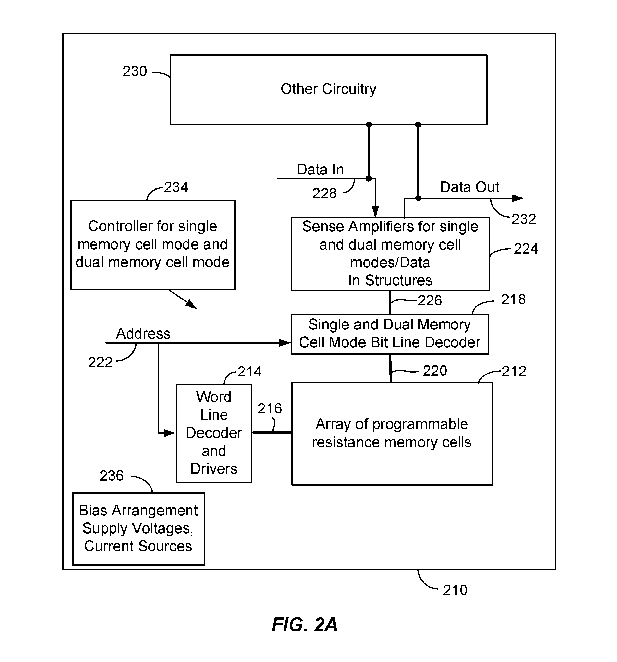 2t2r-1t1r mix mode phase change memory array