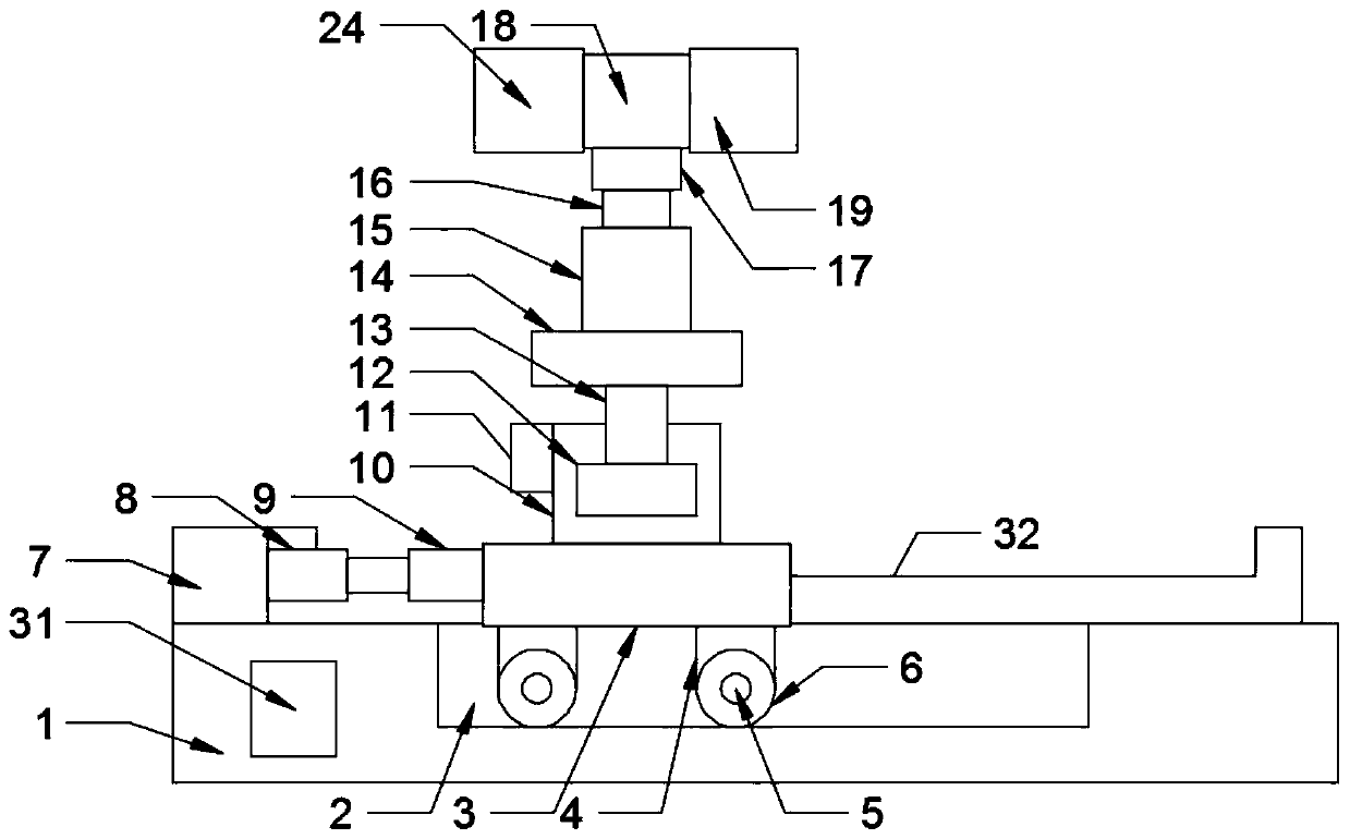 A multifunctional steel structure cutting and drilling device