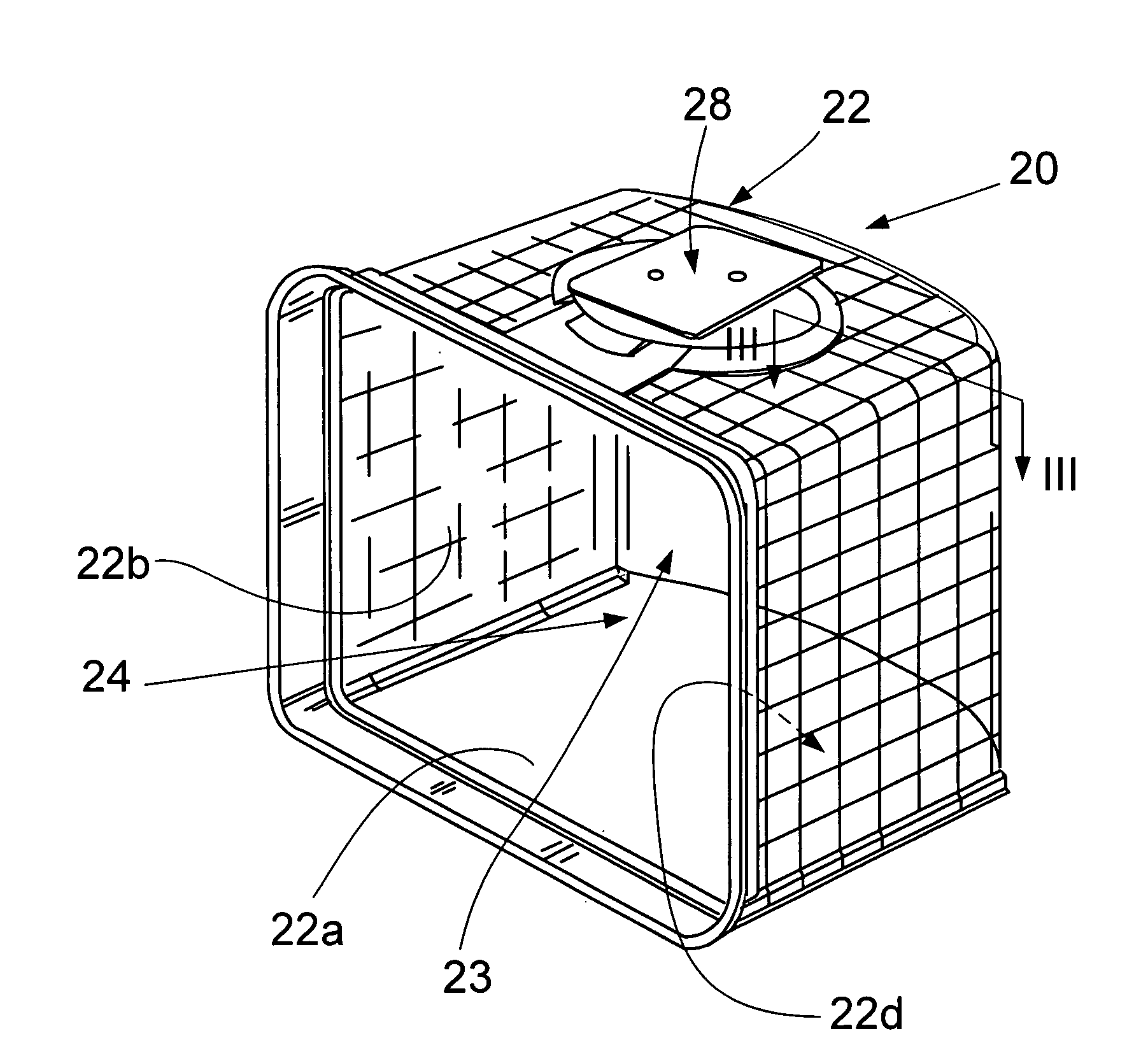 Apparatus and method for application of a thin barrier layer onto inner surfaces of wafer containers