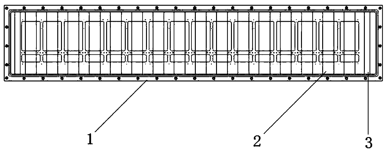 Thin-wall cavity part machining rigid supporting method