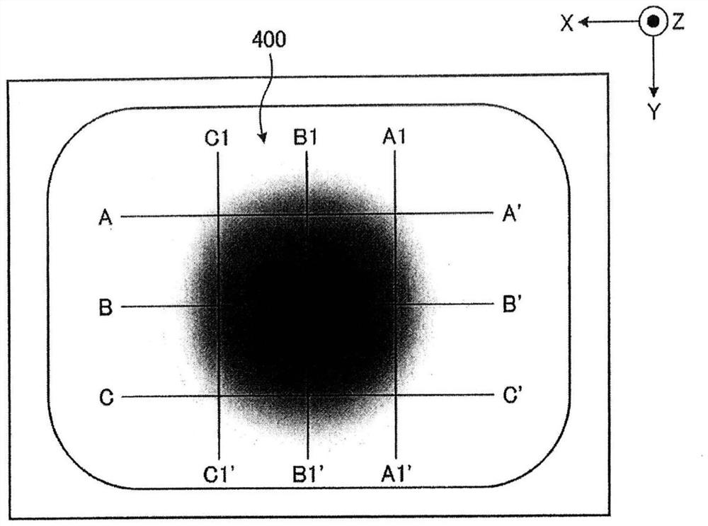 Laser beam spot shape correcting method