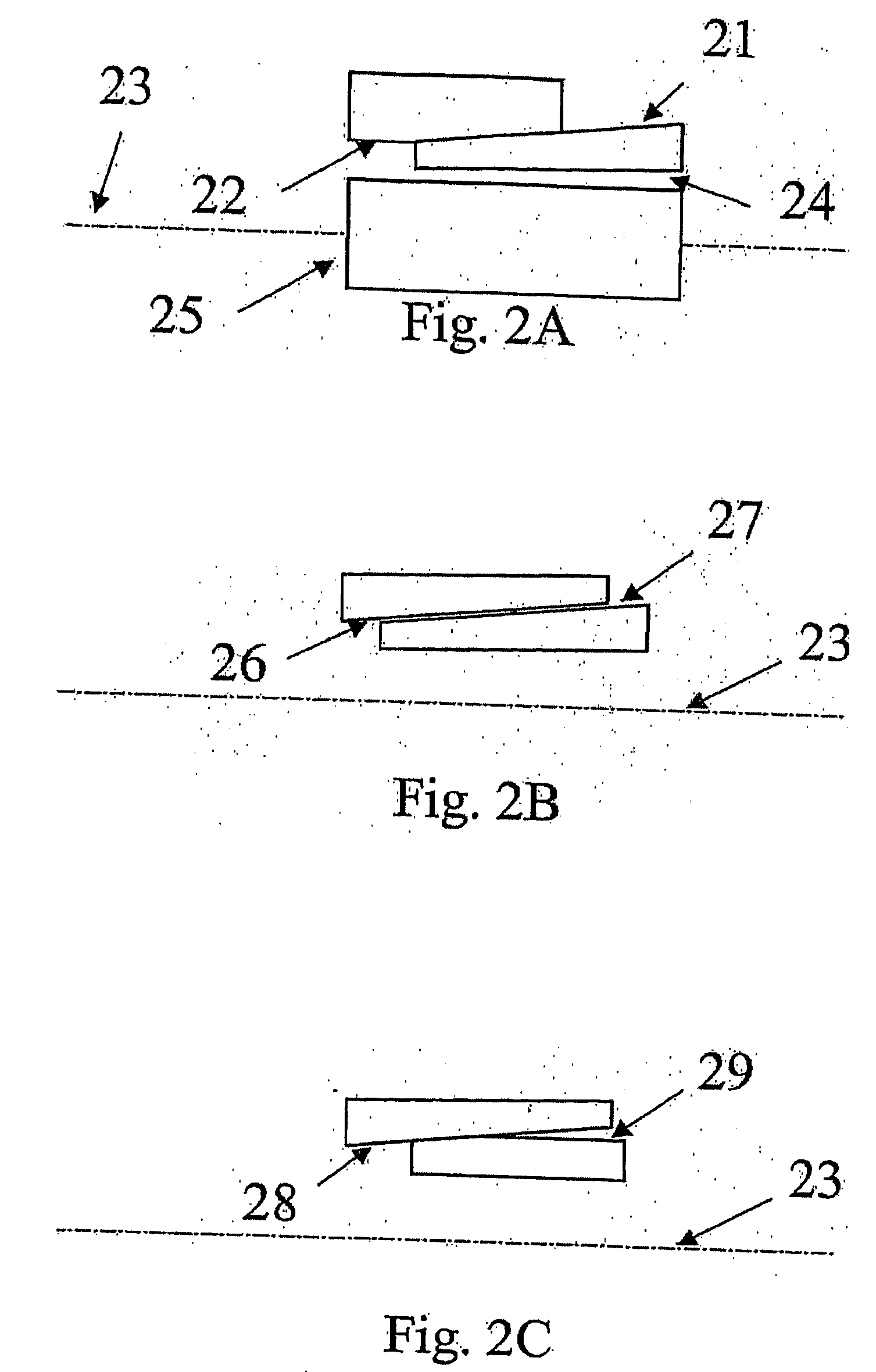 Method for forming a pressure proof assembly between a component and house and such an assembly