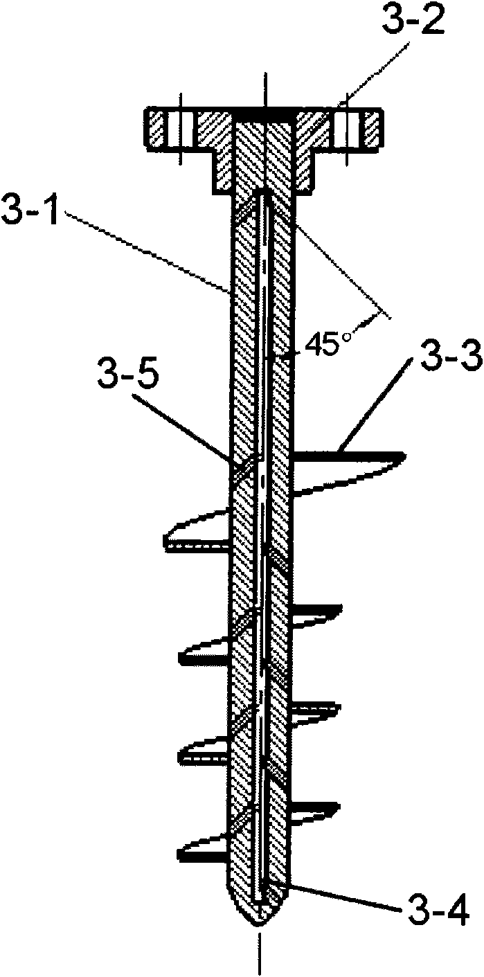 Spiral forced-feeding device, shaping system with same and degassing method