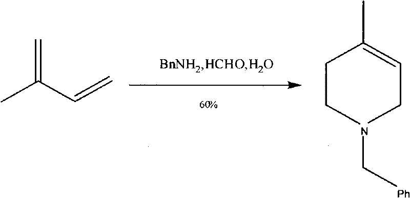 Method for synthesizing N-benzyl-4-methyl-3-piperidone