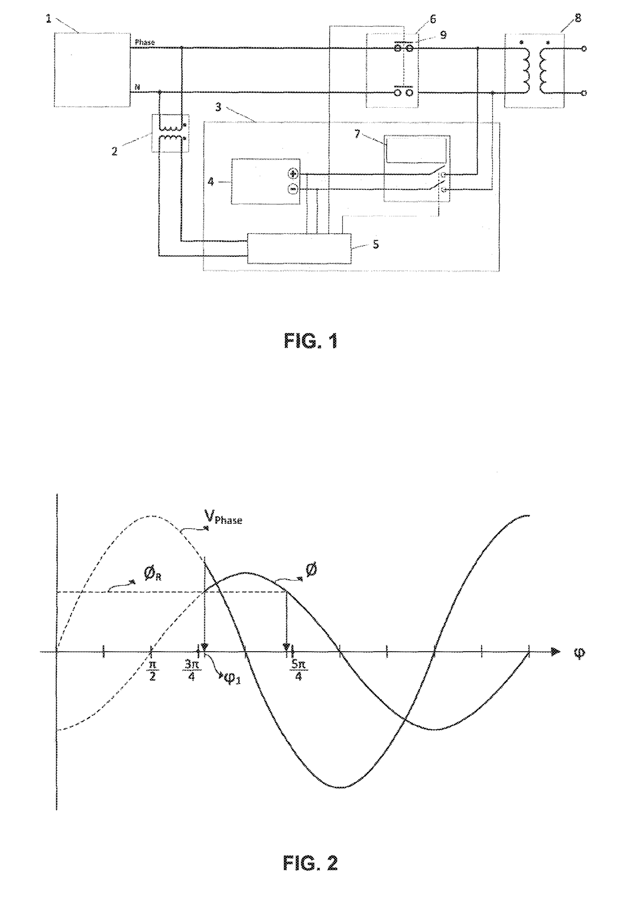 Method for reducing the inrush current of an inductive load