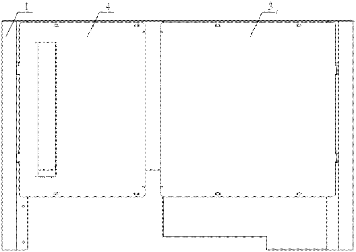 Anesthesia machine frame and cover assembly for easy disassembly