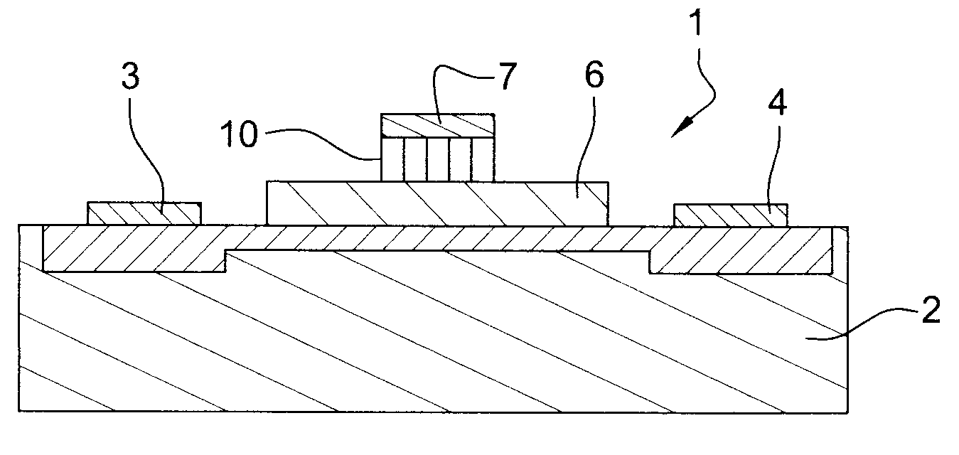 Field-effect transistor comprising a leakage-current limiter