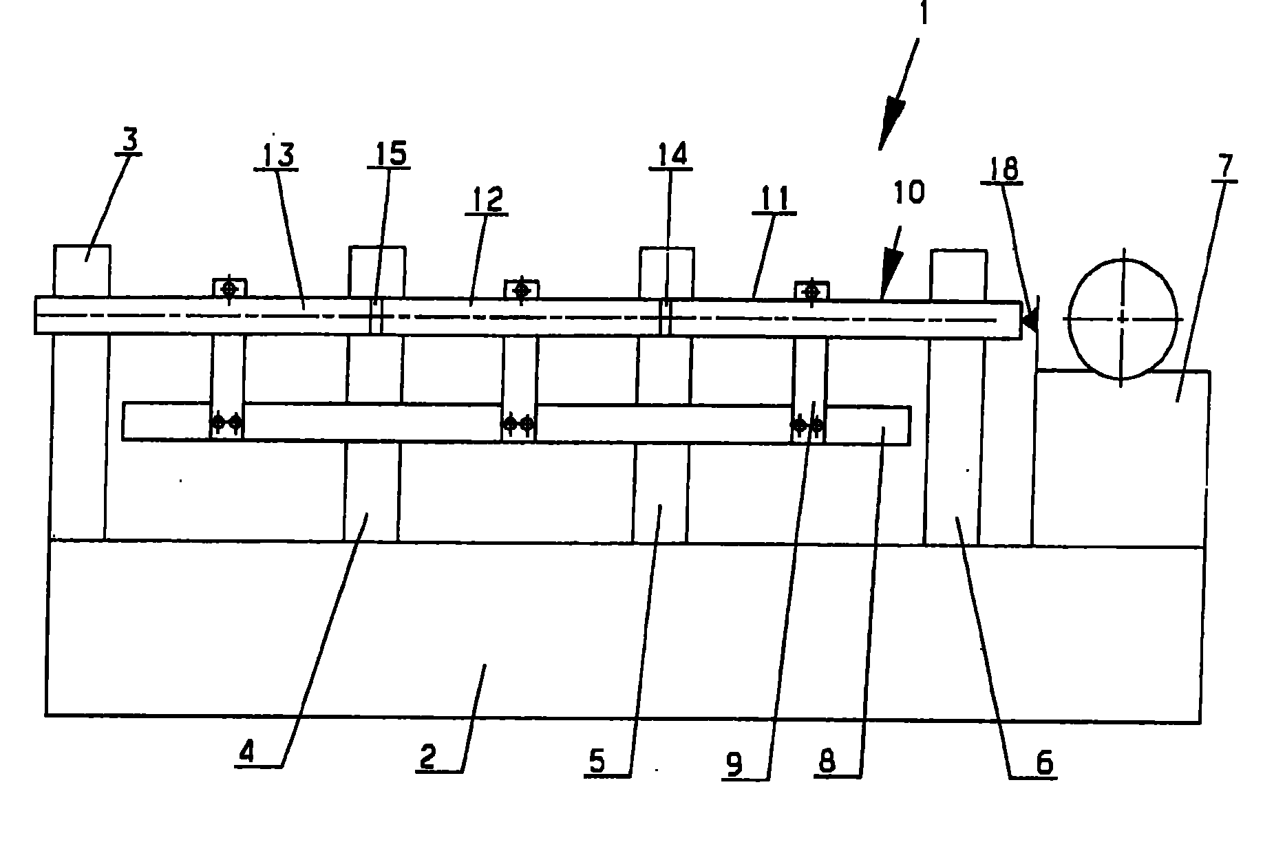 Warp knitting machine