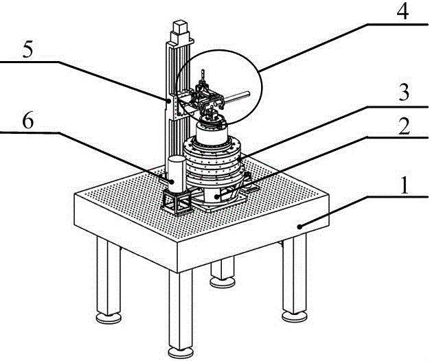 Rotation error measuring apparatus of aerostatic spindle
