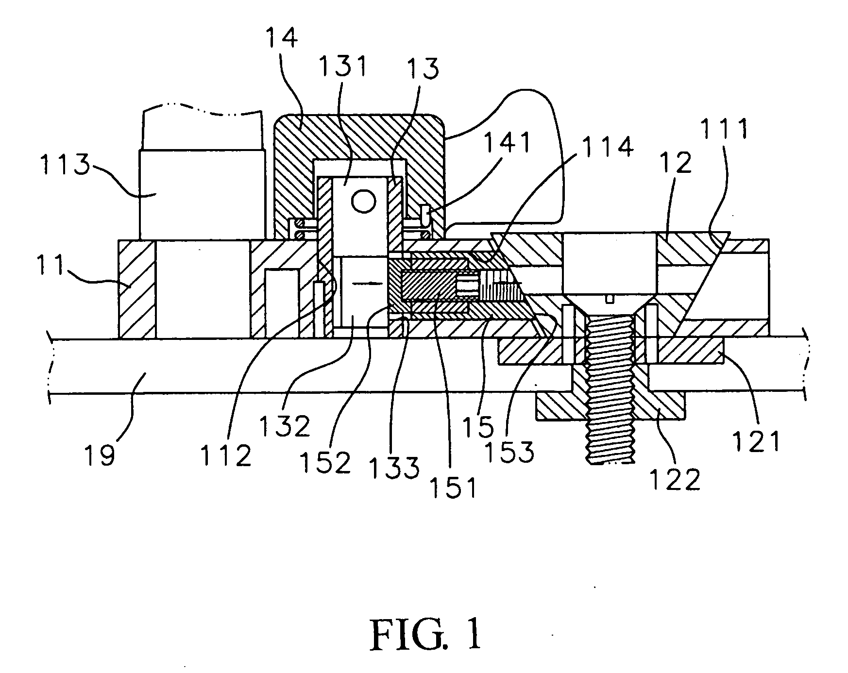 Clamping assembly for clamping strings of stringing machine for sport rackets