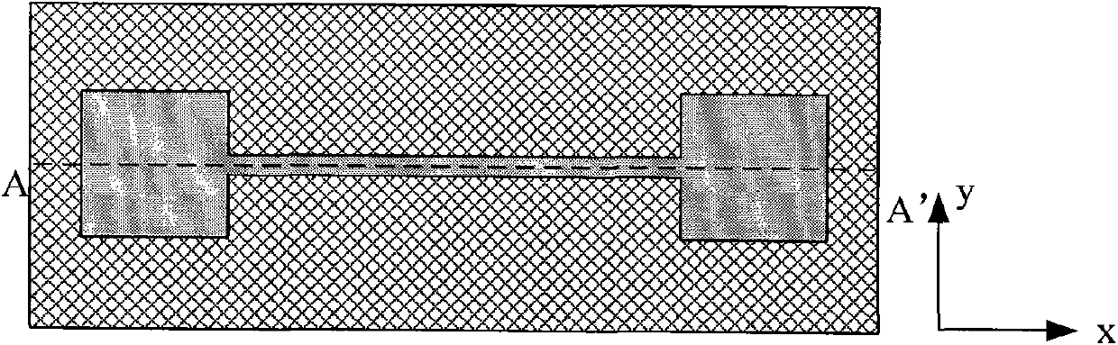 MIS capacitor lower piezoresistance structure adopting substrate grid and making method