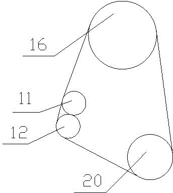 Cotton piece coiling device