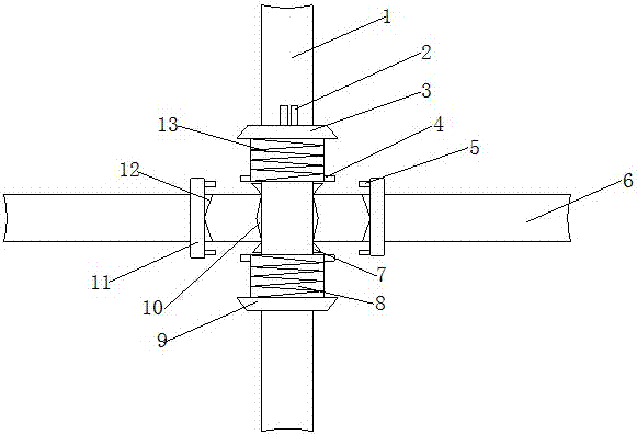 A bowl button scaffolding