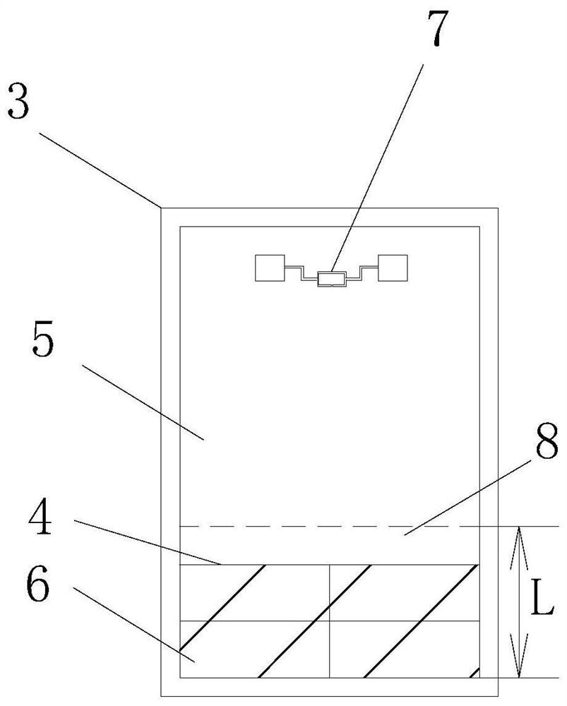 Finished blood bag label with RFID function and processing method thereof