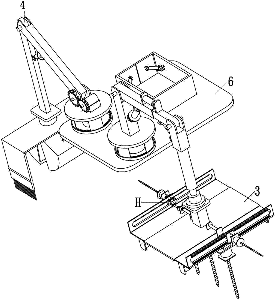 Automatic shattering and grasping equipment for asphalt concrete road