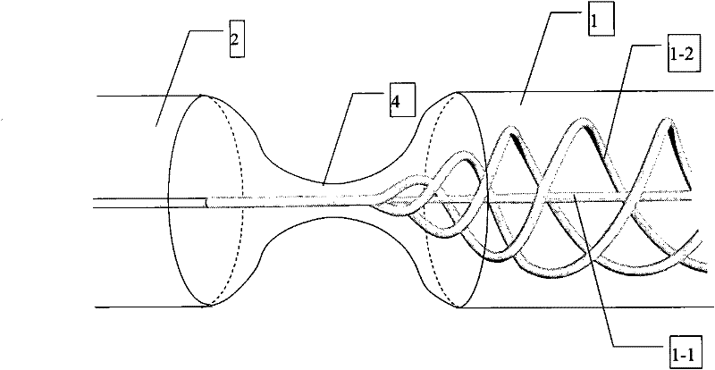 Satellite-type helical multi-core fiber optical micro-tweezers capable of achieving rotation of small particles and preparation method thereof