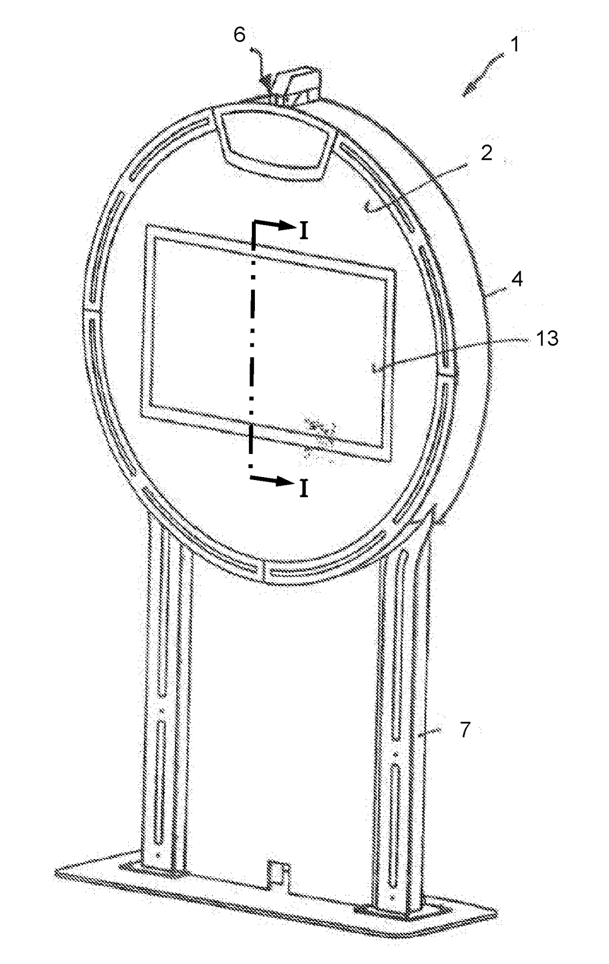 Gaming device comprising a rotatable game wheel
