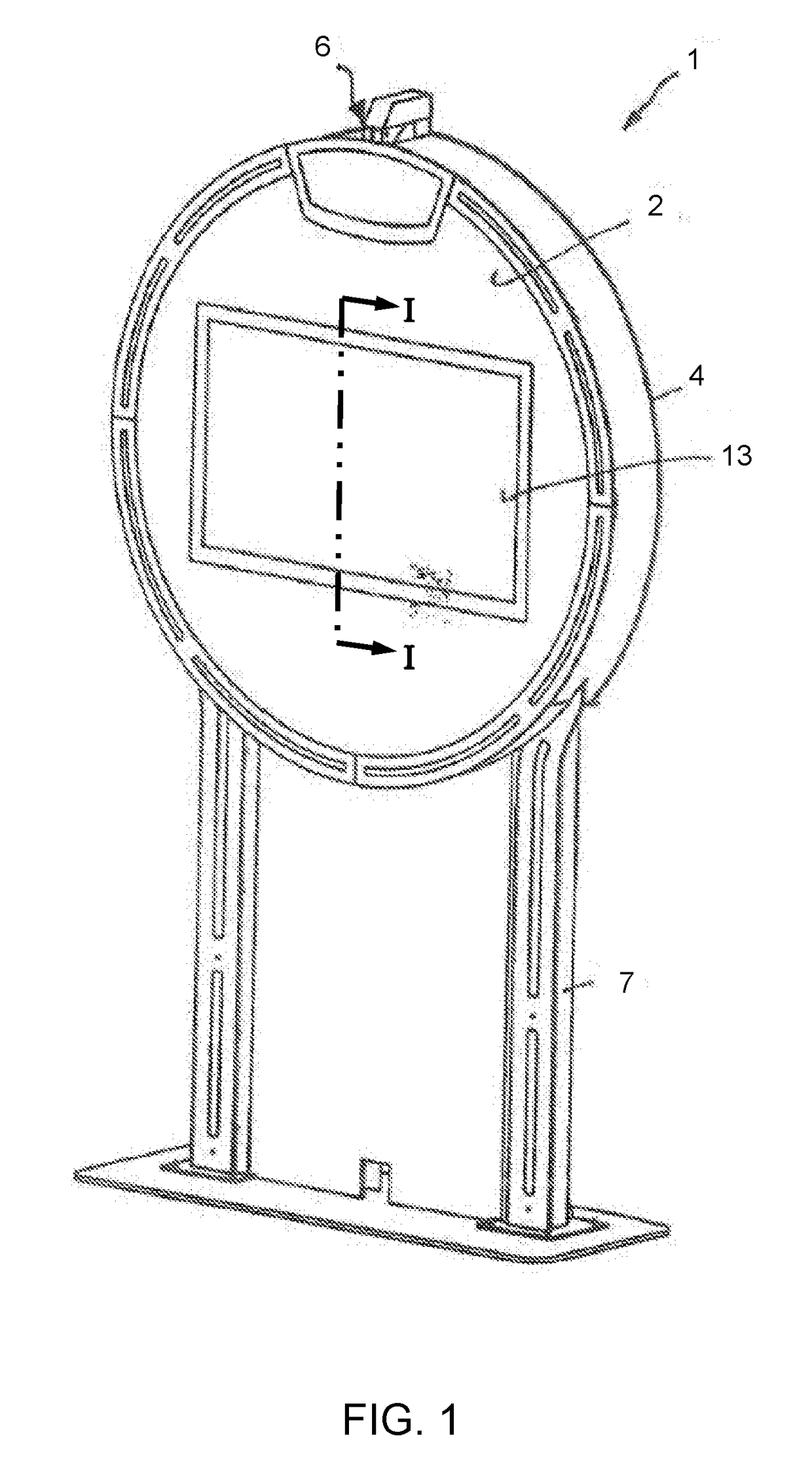Gaming device comprising a rotatable game wheel