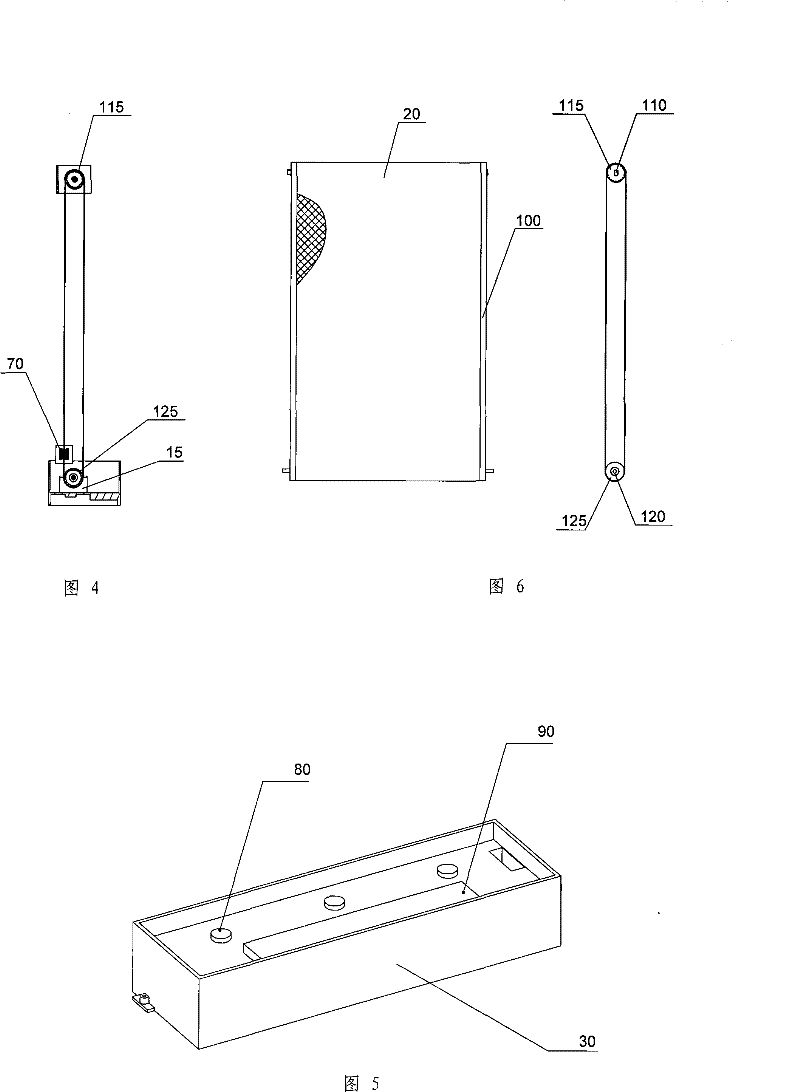 Air-conditioner filtering cleaning device