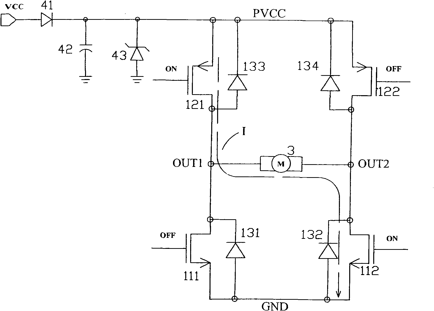 Kickback voltage suppression circuit