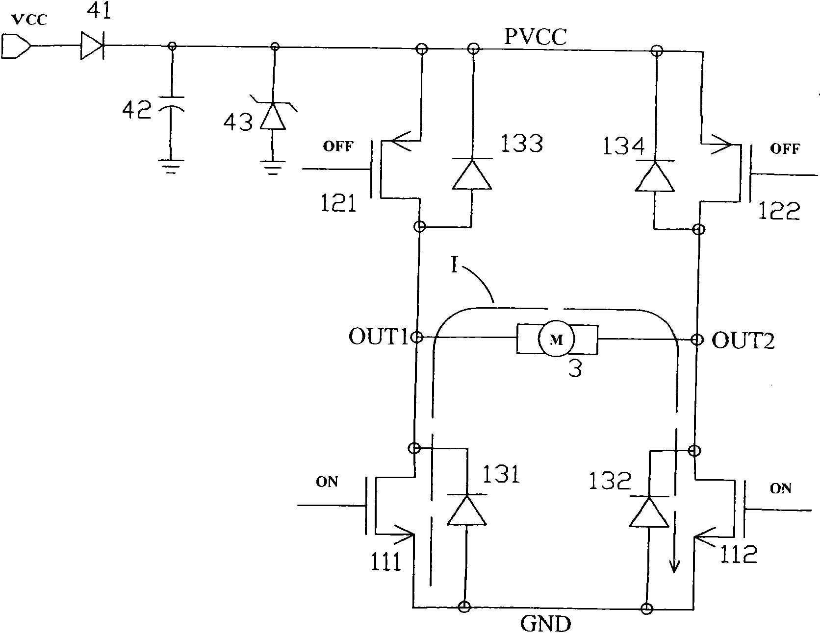 Kickback voltage suppression circuit