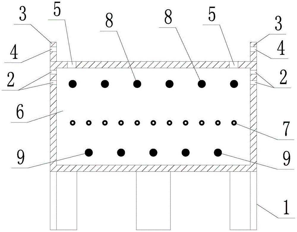 Yarn drying box for spinning