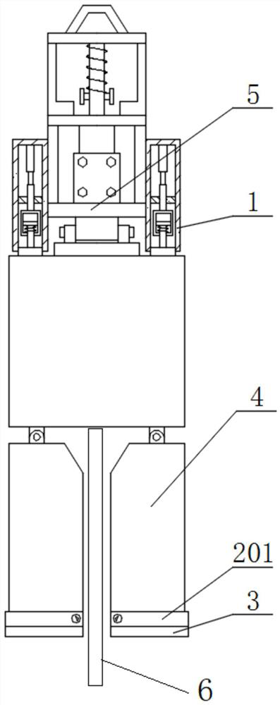 Large-diameter vertical well exploring machine