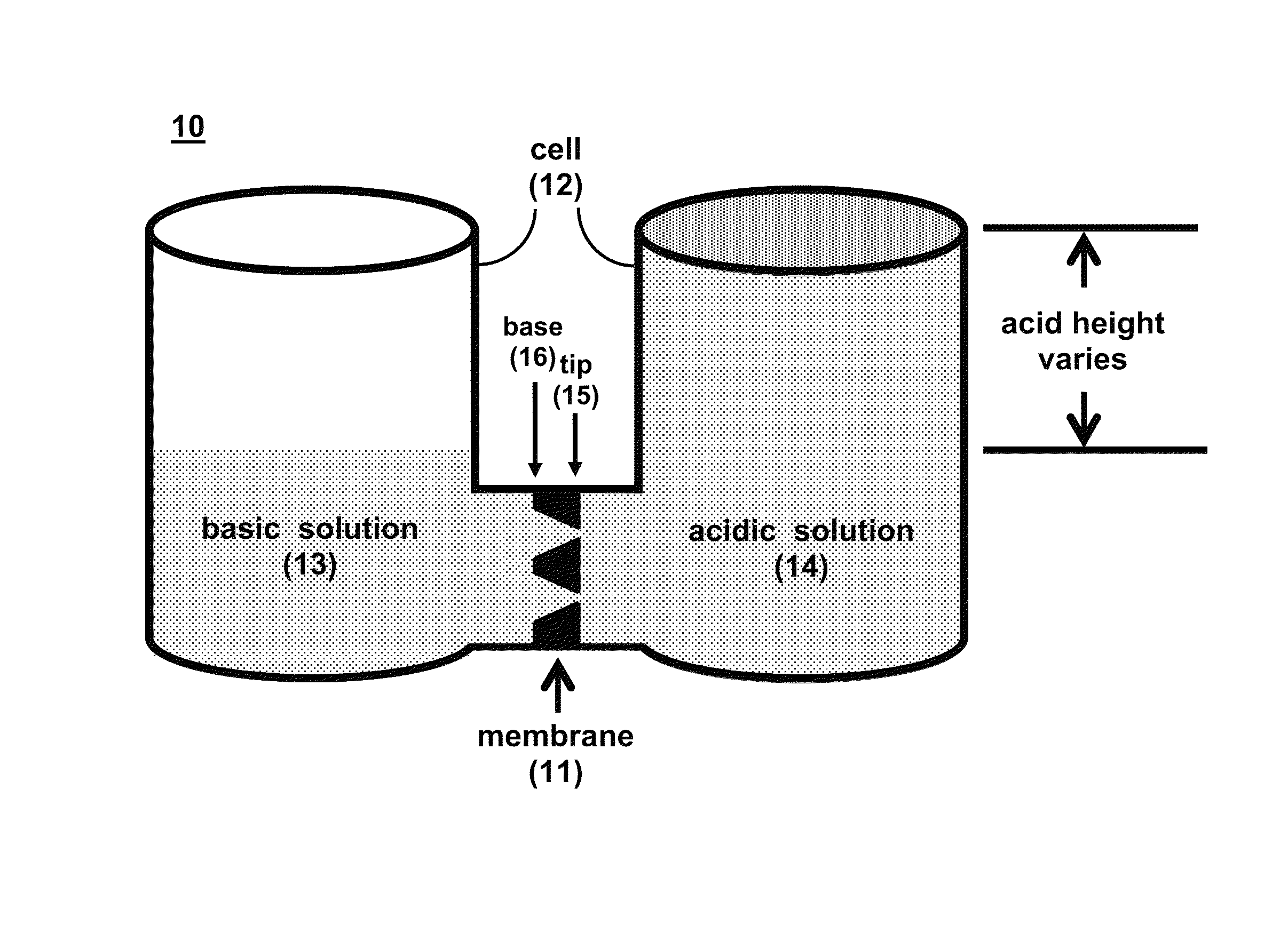 Method to fabricate functionalized conical nanopores